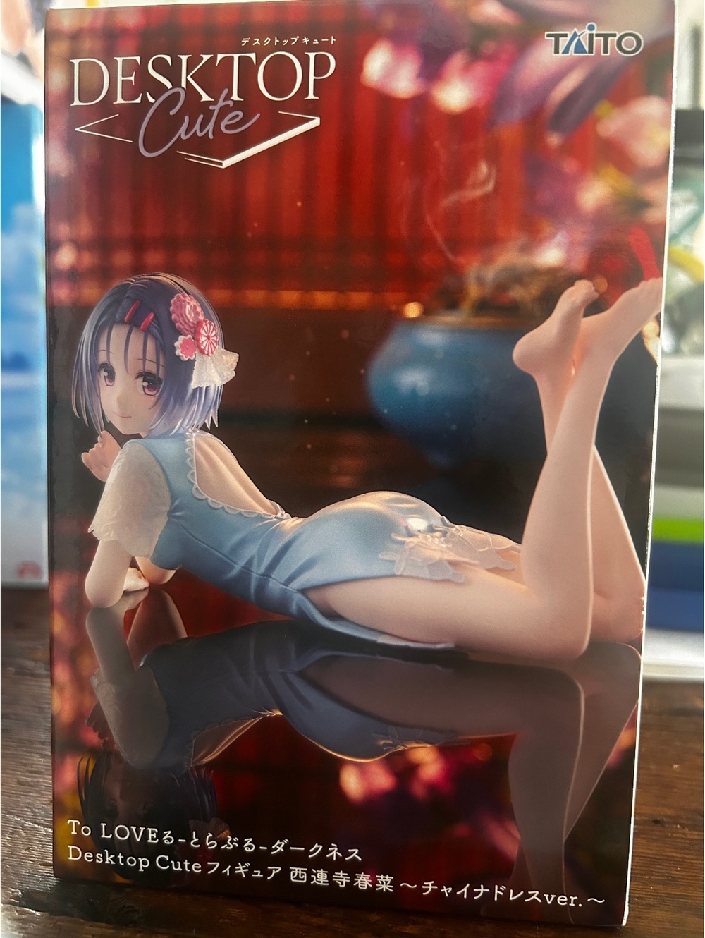 TAITO Desktop Cute To LOVE-Ru Darkness Yui Kotegawa Figure Blue Dress Ver.